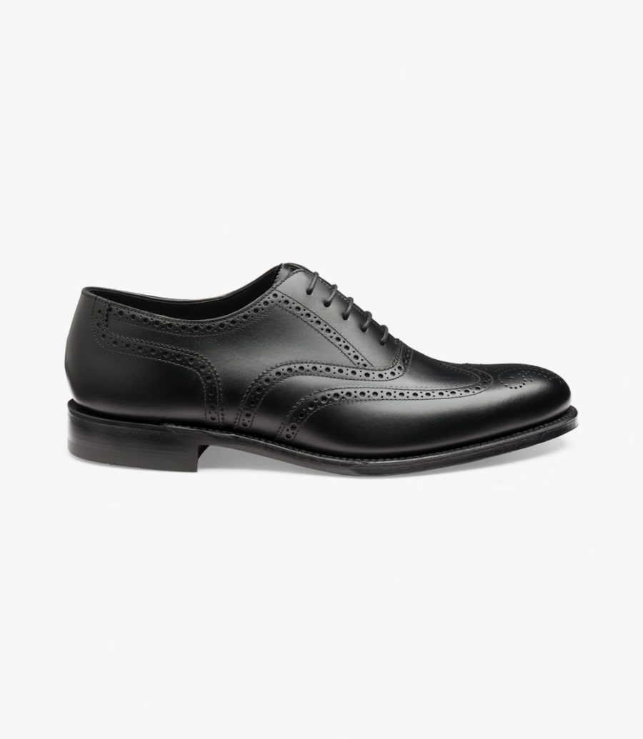 Loake Pembroke Brogues Herren Schwarz | AT8176330