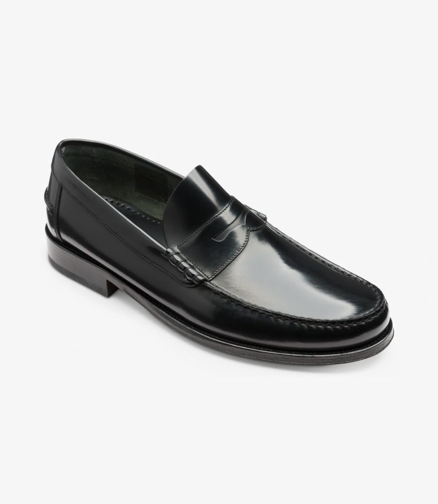 Loake Princeton Loafers Herren Schwarz | AT2654919