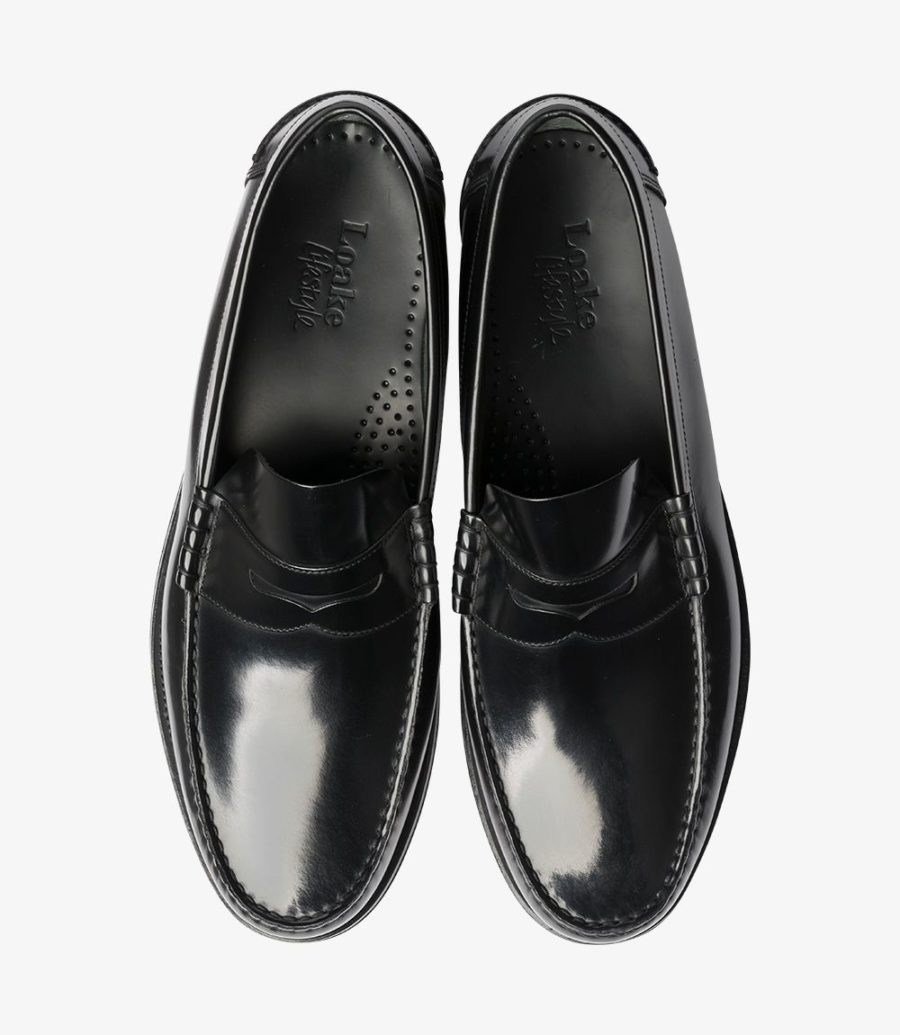 Loake Princeton Loafers Herren Schwarz | AT2654919