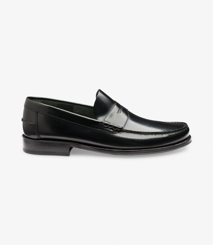 Loake Princeton Loafers Herren Schwarz | AT2654919