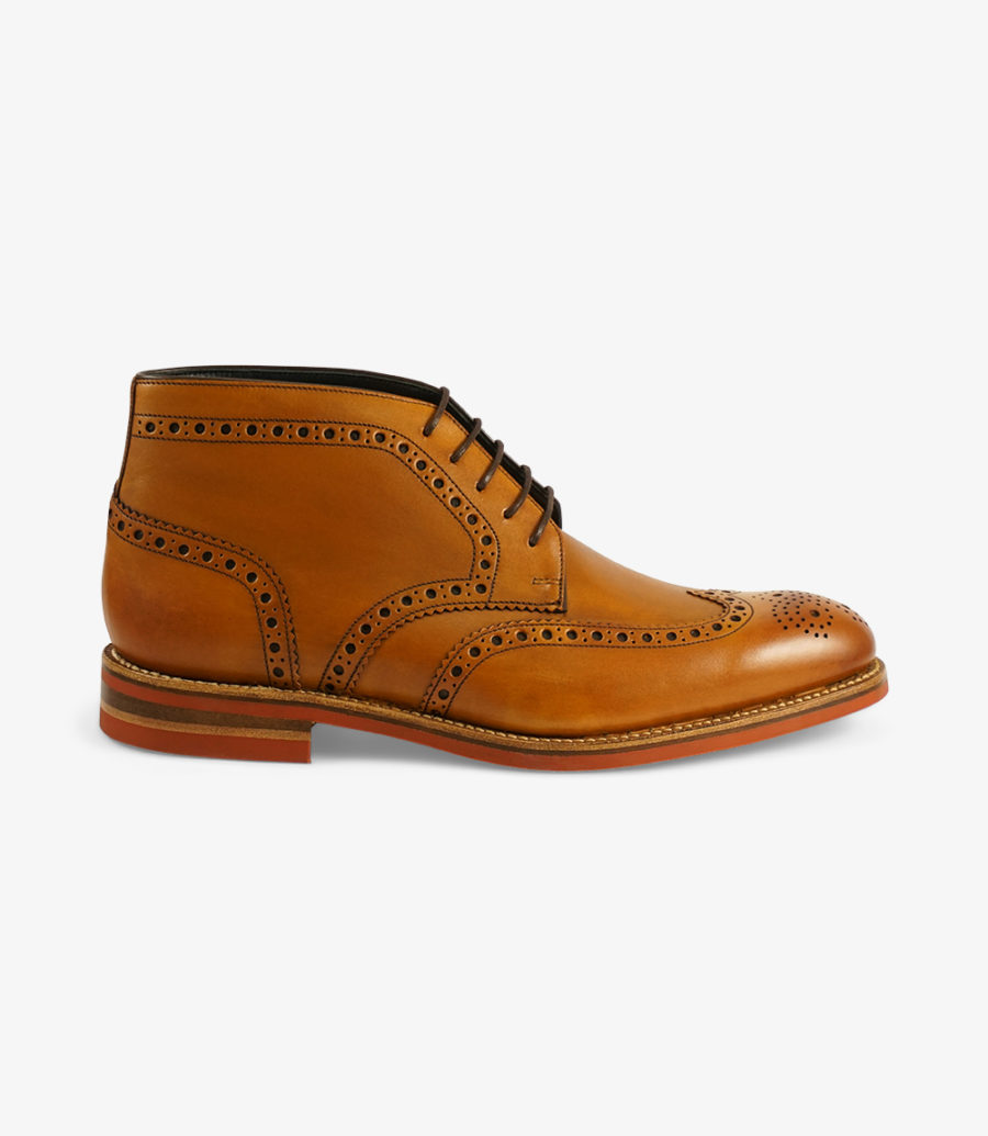 Loake Reading Tan Boot Brogue Stiefel Herren Braun | AT5369984