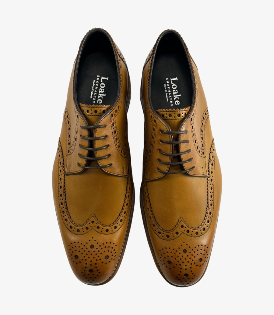 Loake Redgrave Tan Semi-brogue Semi Brogues Herren Tan | AT5247917