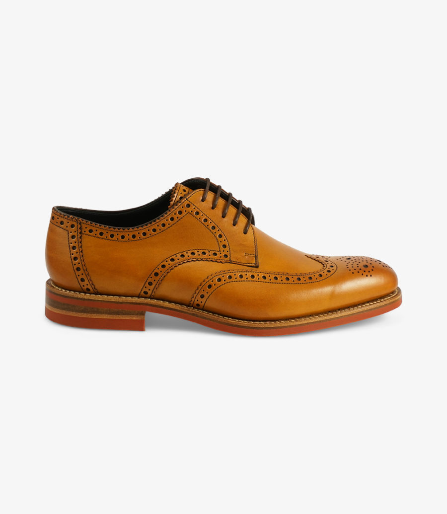 Loake Redgrave Tan Semi-brogue Semi Brogues Herren Tan | AT5247917