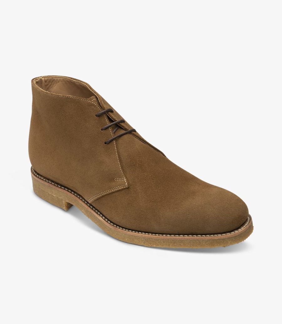 Loake Rivington Tan Wildleder Boot Wüstenstiefel Herren Tan Suede | AT0170508