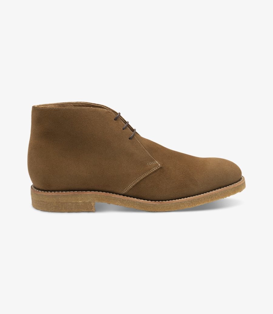 Loake Rivington Tan Wildleder Boot Wüstenstiefel Herren Tan Suede | AT0170508