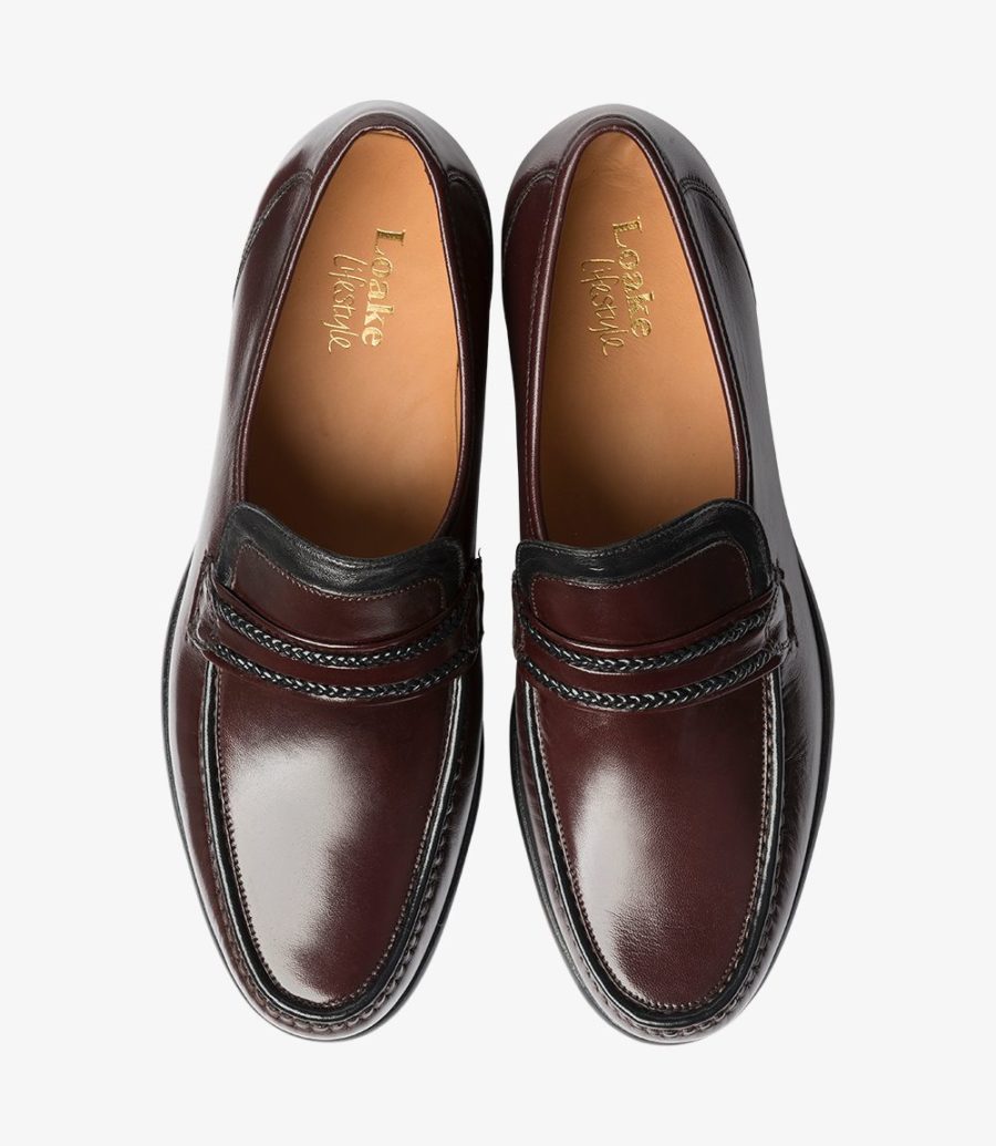 Loake Rome Loafers Herren Bordeaux | AT7962910