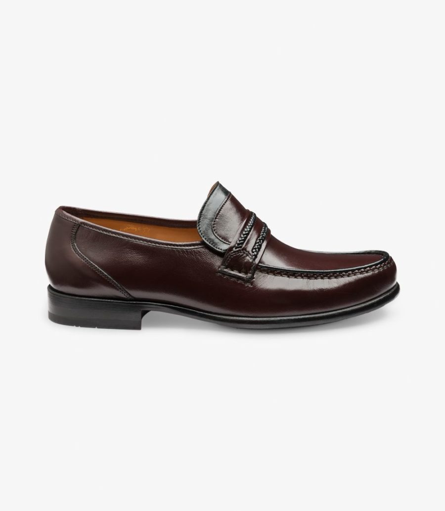 Loake Rome Loafers Herren Bordeaux | AT7962910