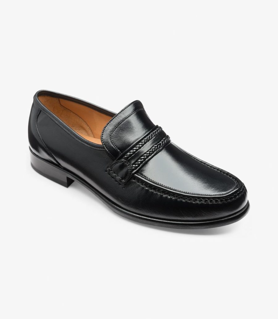 Loake Rome Loafers Herren Schwarz | AT1320517