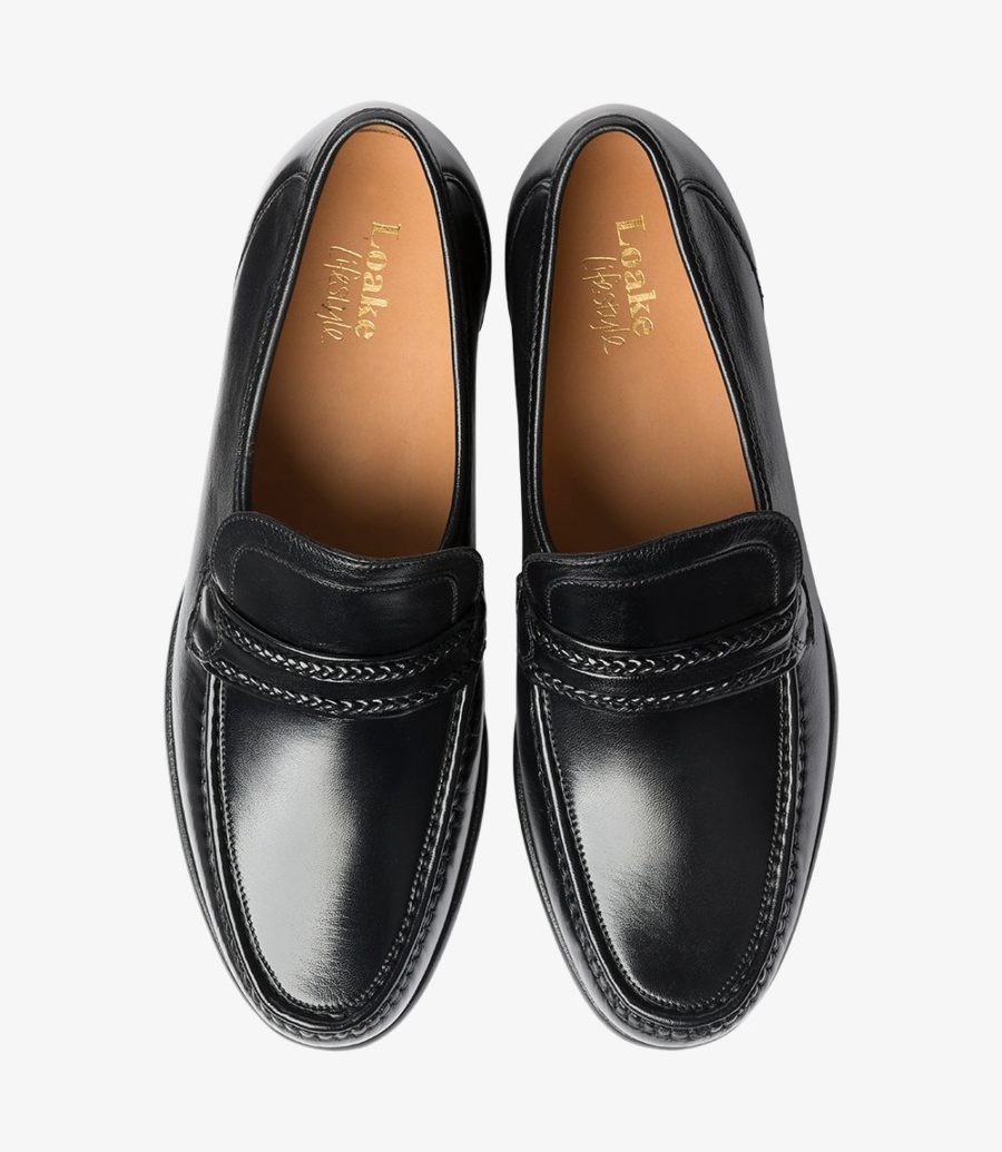 Loake Rome Loafers Herren Schwarz | AT1320517