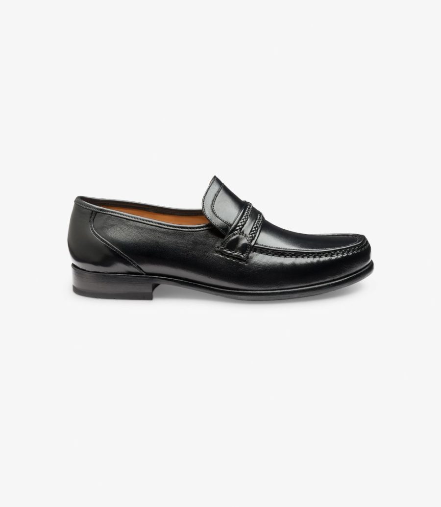 Loake Rome Loafers Herren Schwarz | AT1320517