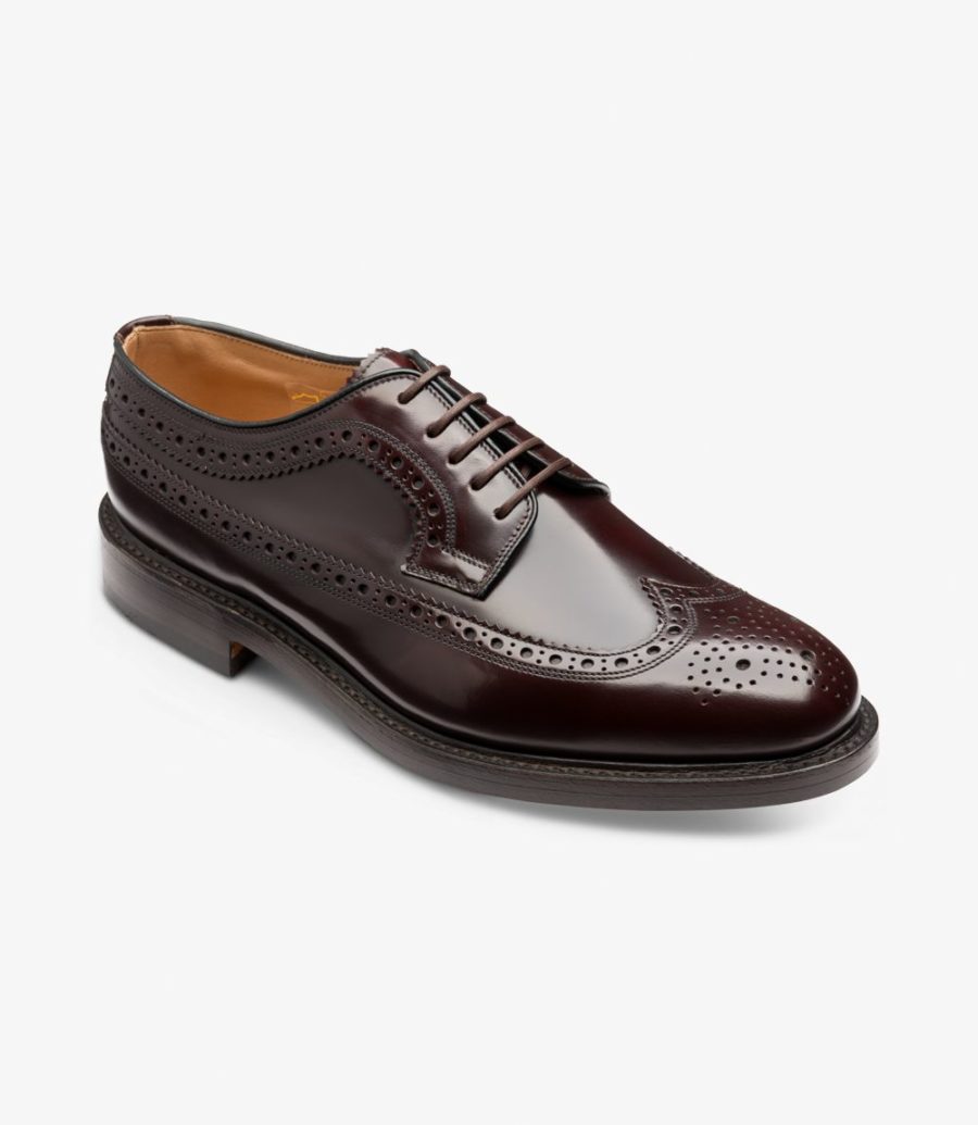 Loake Royal Brogues Herren Bordeaux | AT8204440