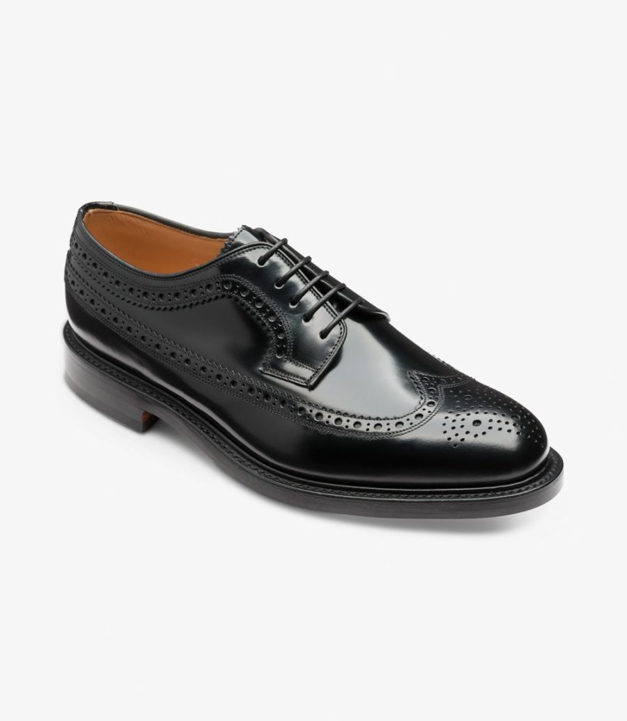 Loake Royal Brogues Herren Schwarz | AT5320055