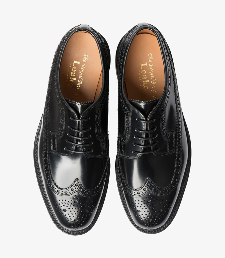 Loake Royal Brogues Herren Schwarz | AT5320055