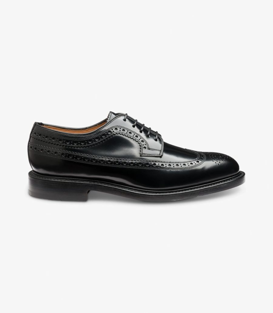 Loake Royal Brogues Herren Schwarz | AT5320055