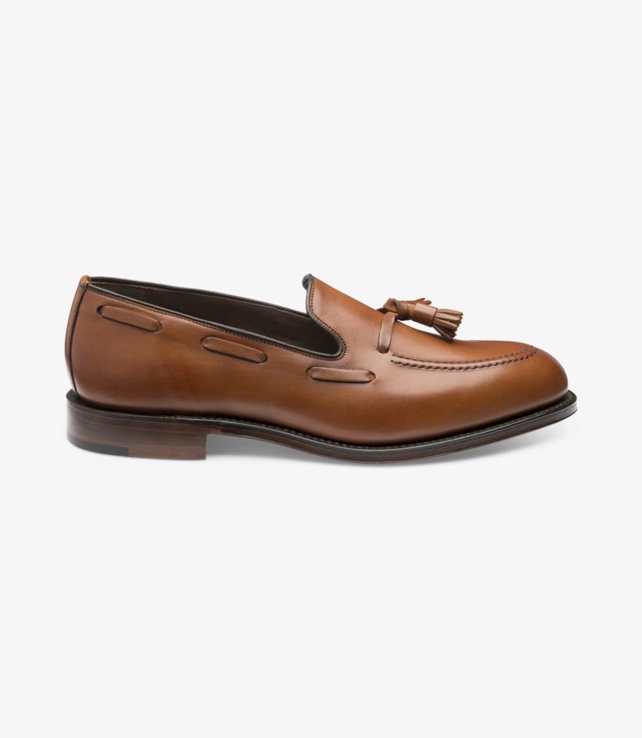 Loake Russell Loafers Herren Mahogany | AT8194929