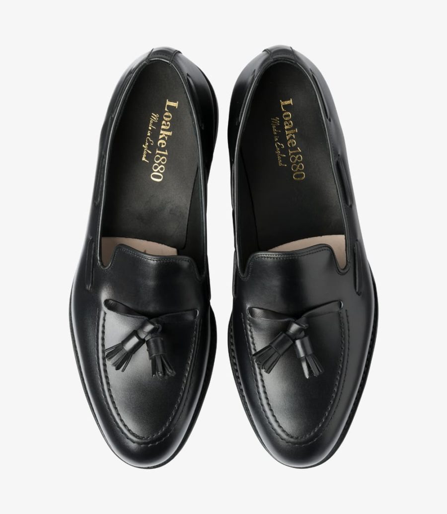 Loake Russell Loafers Herren Schwarz | AT8883296