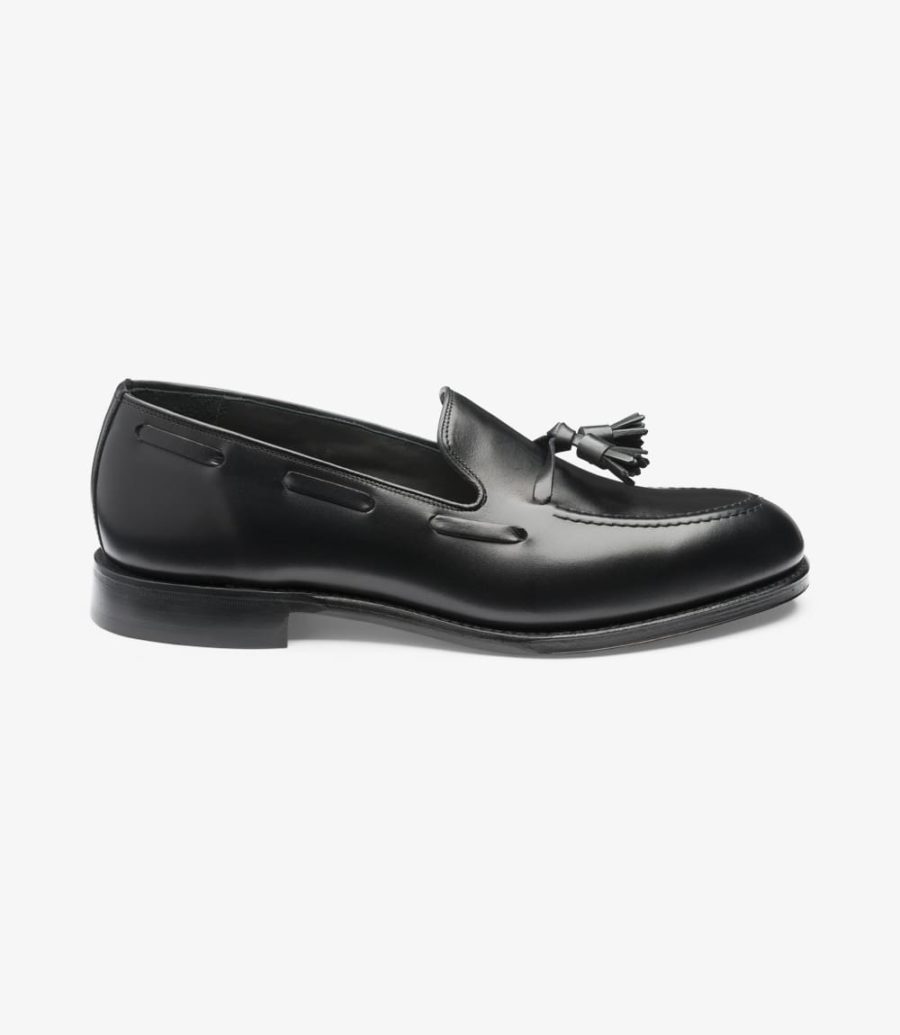 Loake Russell Loafers Herren Schwarz | AT8883296