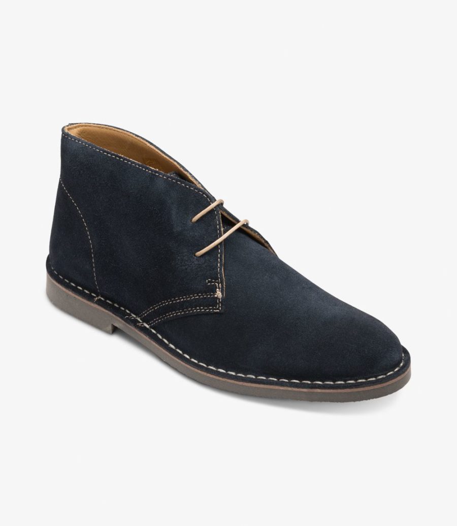 Loake Sahara Wüstenstiefel Herren Navy | AT6324610