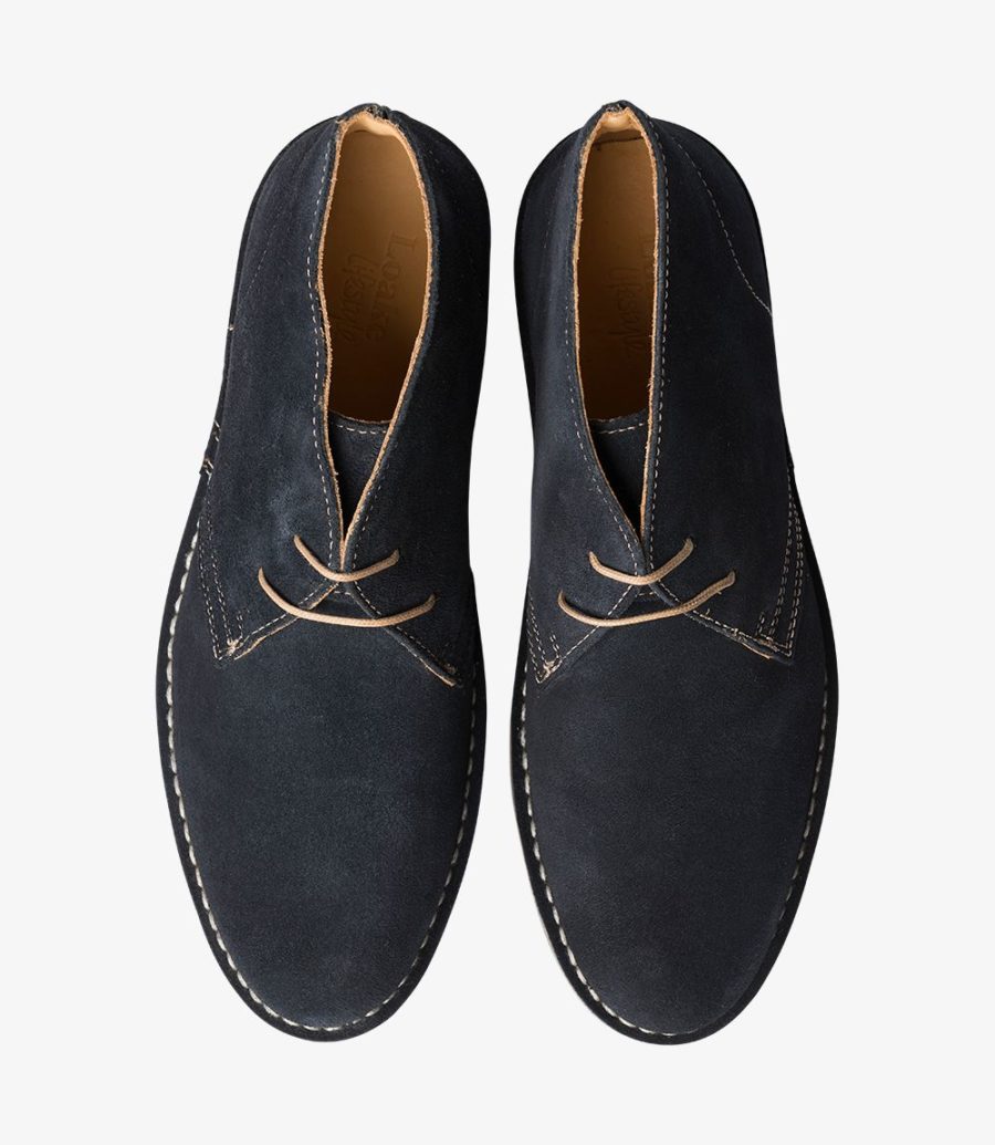 Loake Sahara Wüstenstiefel Herren Navy | AT6324610