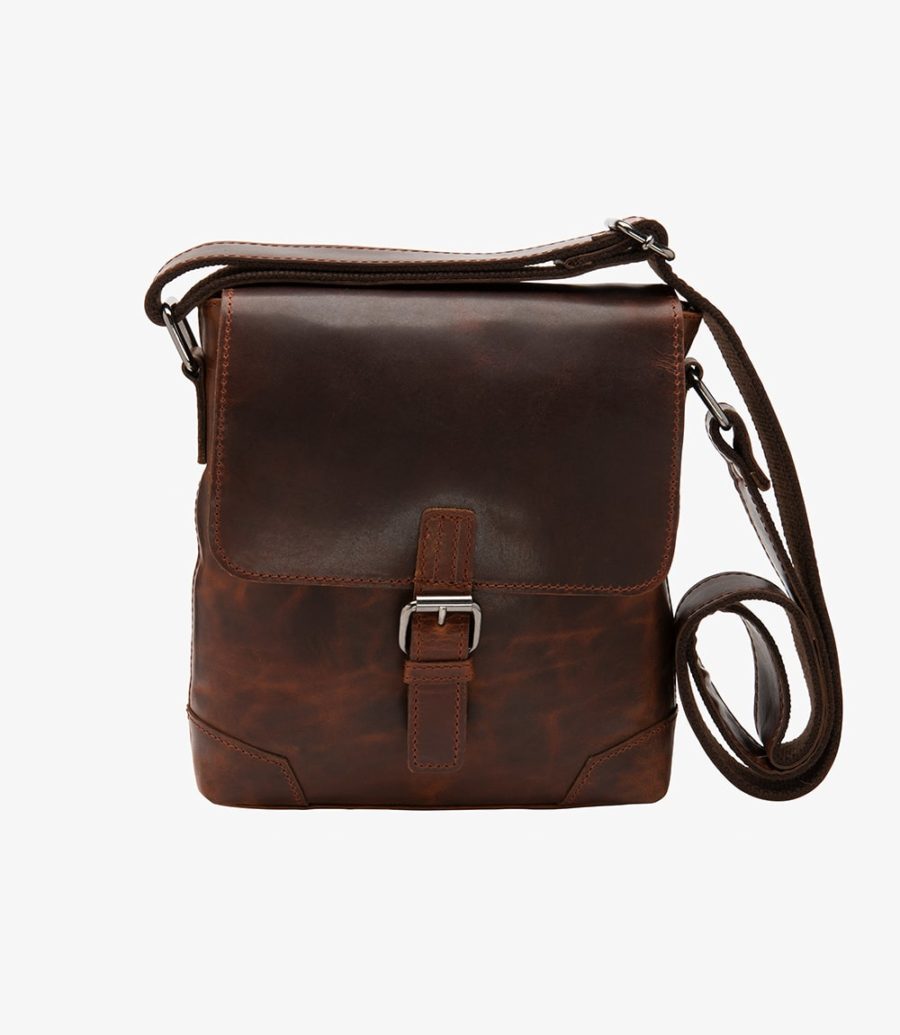 Loake Shoreditch Man Bag Tasche Herren Braun | AT4354575