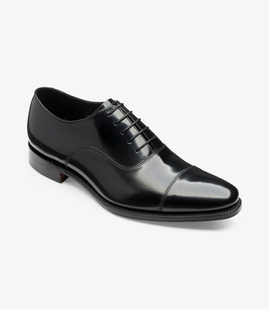 Loake Smith Kappe-cap Oxford Schuhe Herren Schwarz | AT2008413