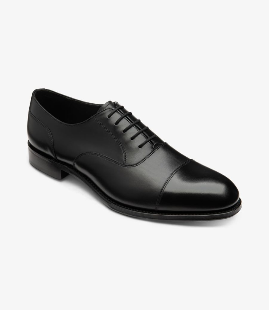 Loake Stonegate Kappe-cap Shoe Oxford Schuhe Herren Schwarz | AT2857544