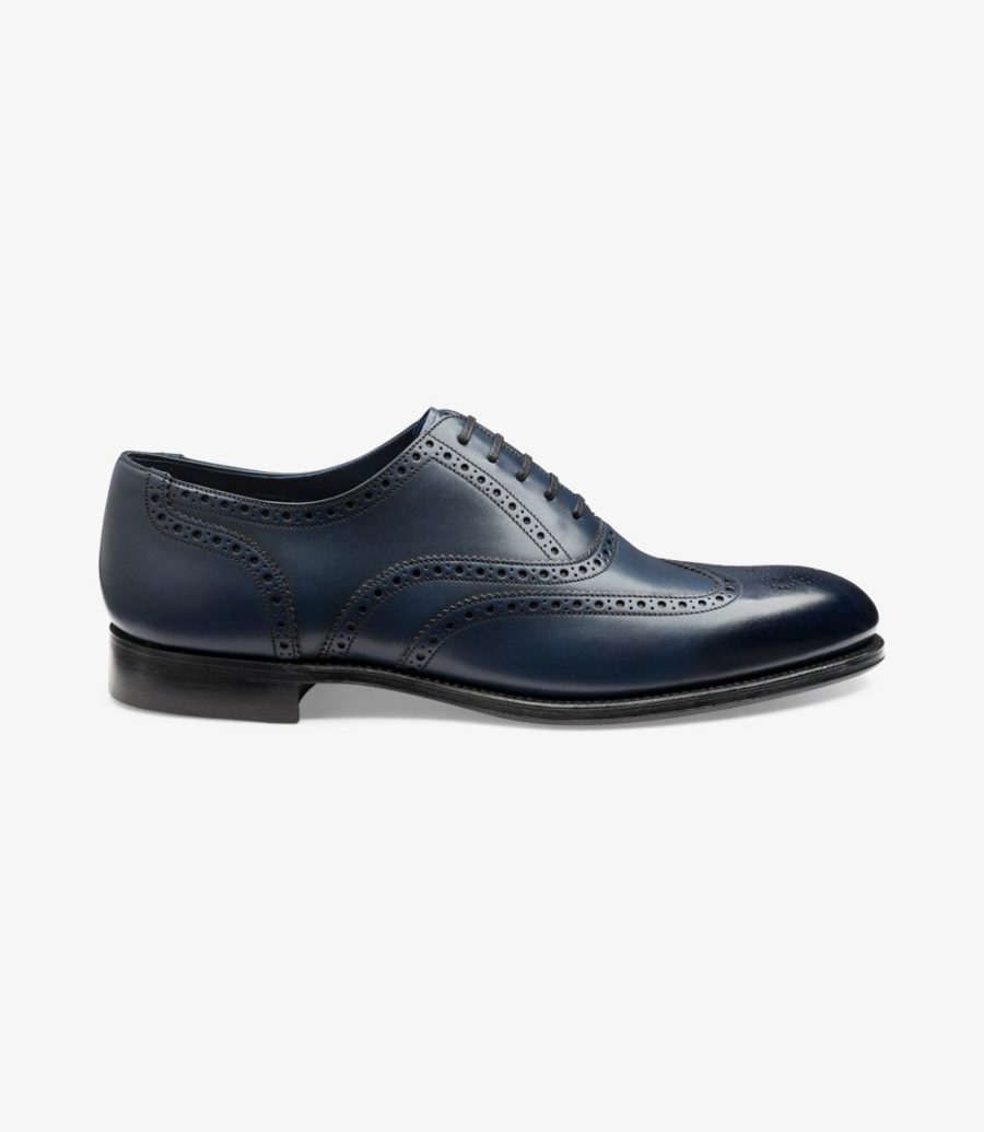 Loake Torrington Brogues Herren Blau | AT1203743