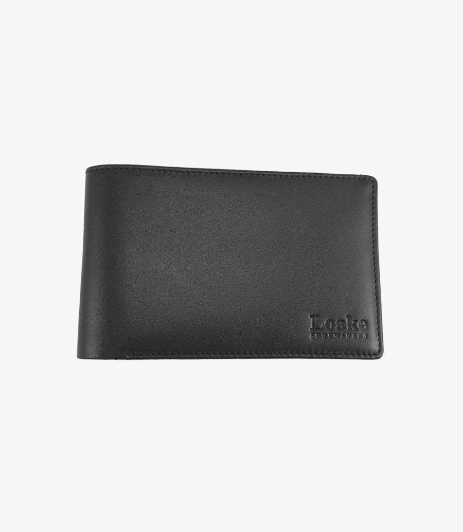 Loake Travel Wallet Geldbörse Herren Schwarz | AT9827294