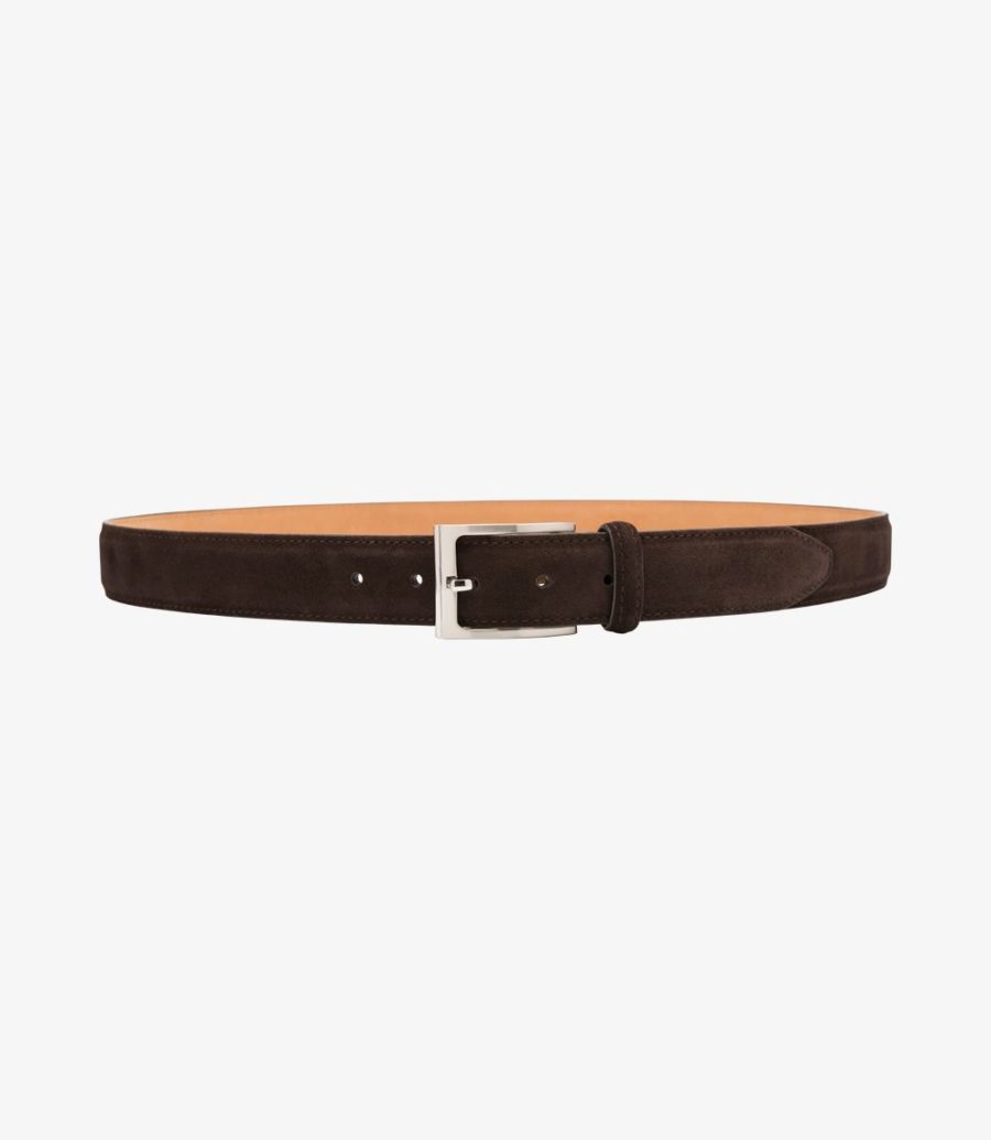 Loake William Belt Gürtel Herren Dunkelbraun | AT6696582