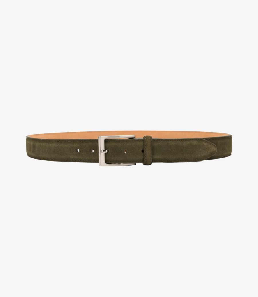 Loake William Belt Gürtel Herren Grün | AT0118390