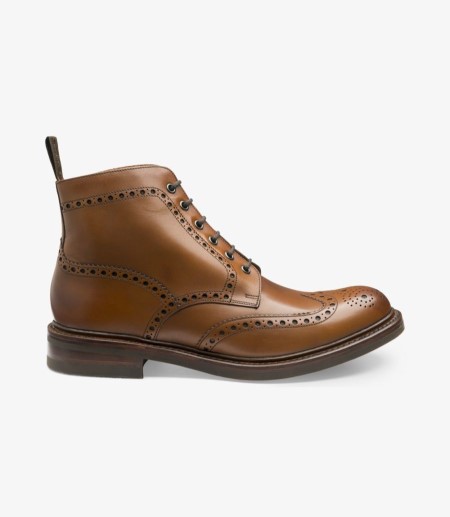 Loake Bedale Brogue Stiefel Herren Braun | AT3721352