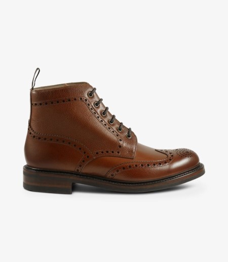 Loake Bedale Brogue Stiefel Herren Dunkelbraun | AT3899718