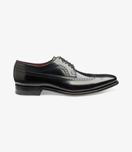 Loake Clint Brogues Herren Schwarz | AT8439446