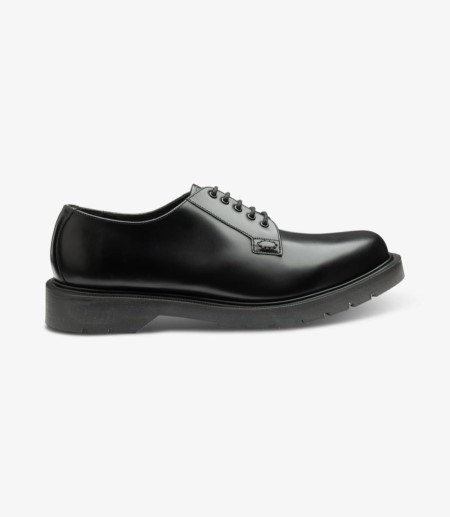 Loake Kilmer Black Plain-tie Derby Schuhe Herren Schwarz | AT3053727