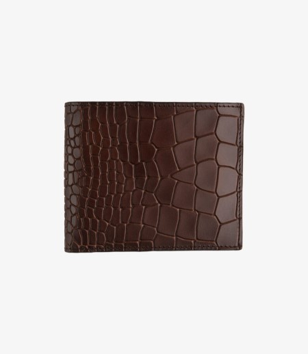 Loake Lombard Leder Wallet Geldbörse Herren Dunkelbraun | AT5672873