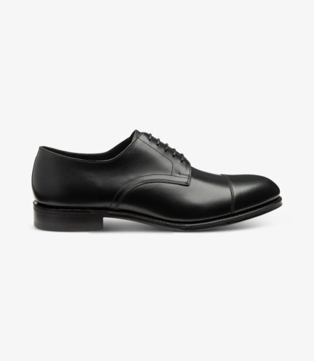 Loake Petergate Kappe-cap Derby Schuhe Herren Schwarz | AT1657159